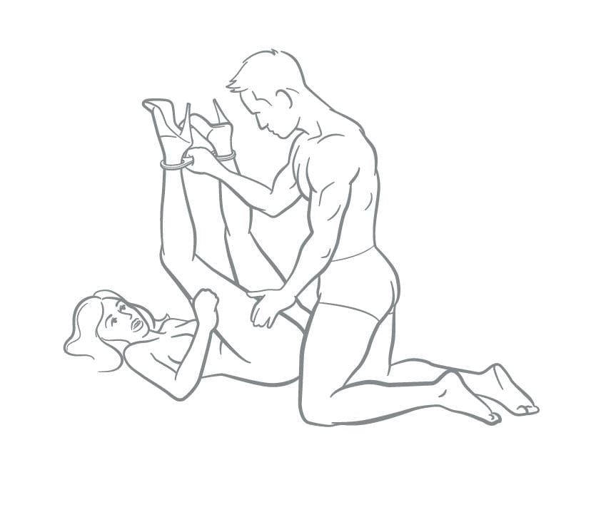 Creative Conceptions LTD Restraints Quickie Cuffs Large - Black Silicone