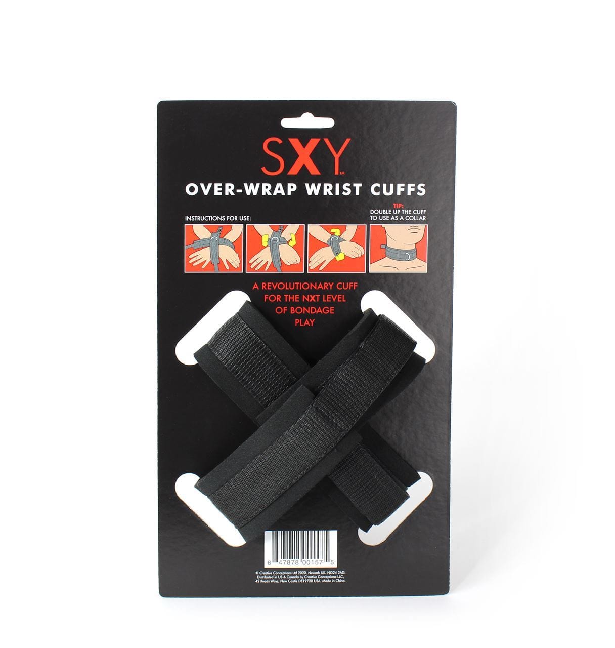 Creative Conceptions LTD Restraints SXY Cuffs - Deluxe Neoprene Cross Cuffs Adjustable