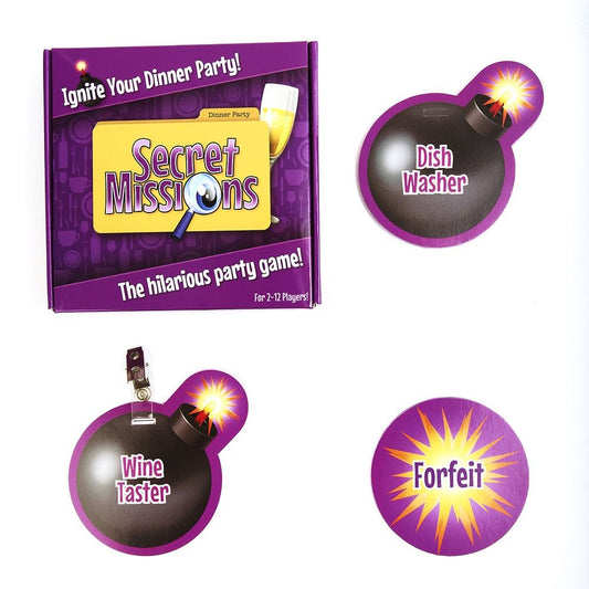Creative Conceptions LTD Secret Missions Dinner Party Game