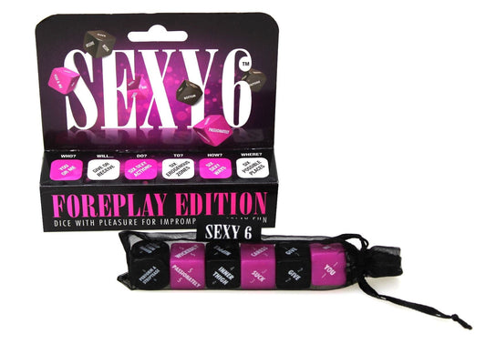 Creative Conceptions LTD Sexy 6 Dice - Foreplay Edition - Romantic Dice Game