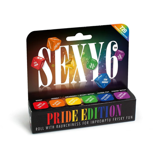 Creative Conceptions LTD Sexy 6 Dice - Pride Edition - Inclusive Dice Game Couples