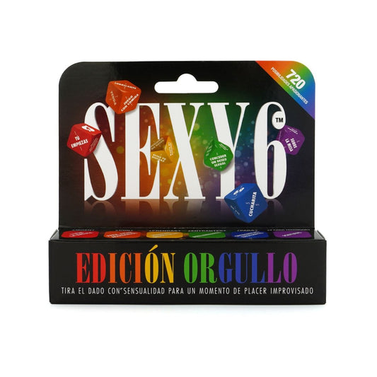 Creative Conceptions LTD Sexy 6 Dice - Pride Edition (Spanish) - Inclusive Dice Game Couples