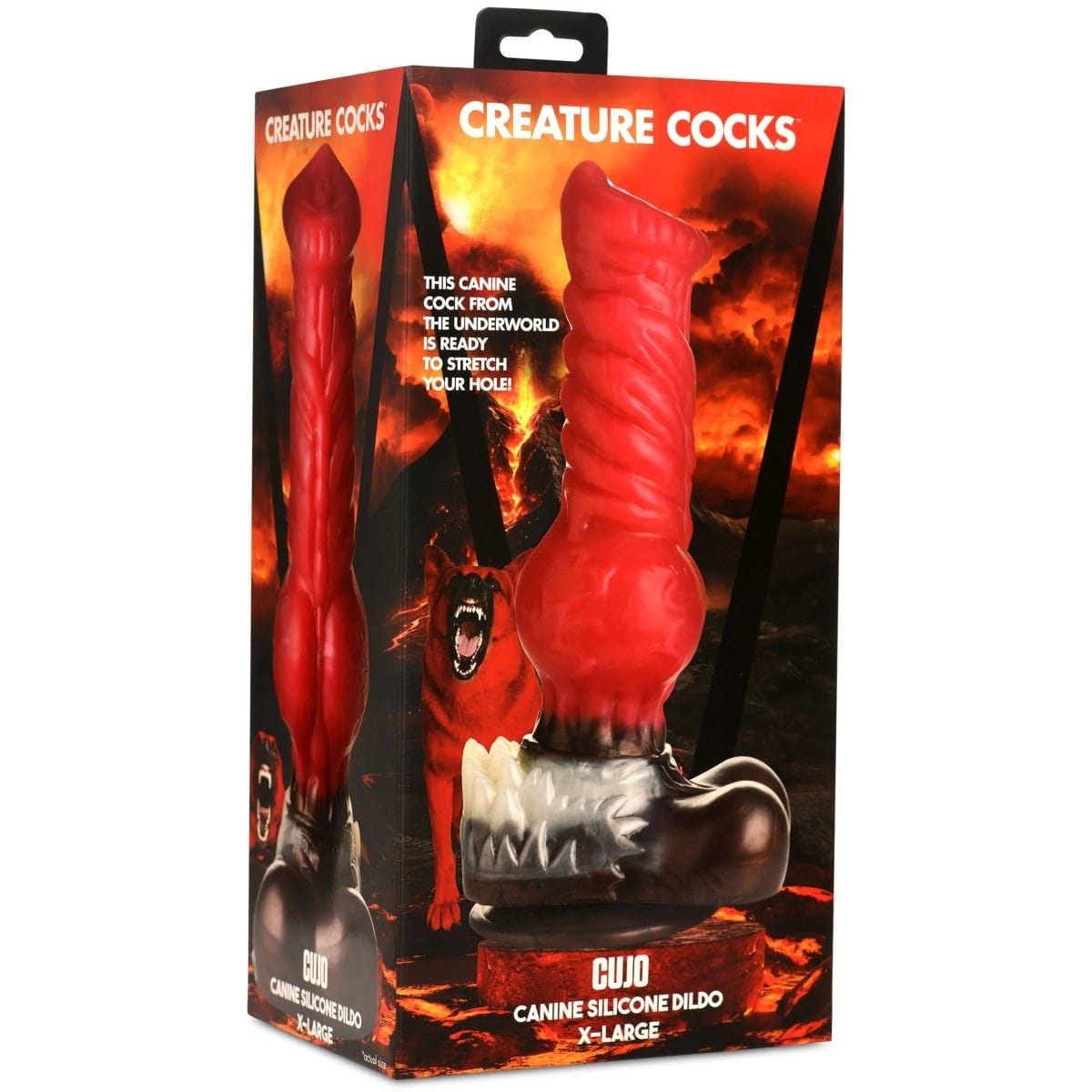 Creature Cocks Fantasy Dildos Creature Cocks Cujo Canine Silicone Dildo X-Large - Fantasy Dildo, Silicone