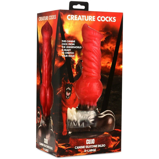 Creature Cocks Fantasy Dildos Creature Cocks Cujo Canine Silicone Dildo X-Large - Fantasy Dildo, Silicone