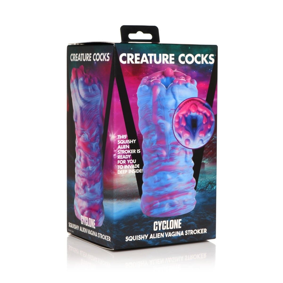 Creature Cocks Fantasy Dildos Creature Cocks Cyclone Squishy Silicone Alien Vagina Stroker - Fantasy Dildo