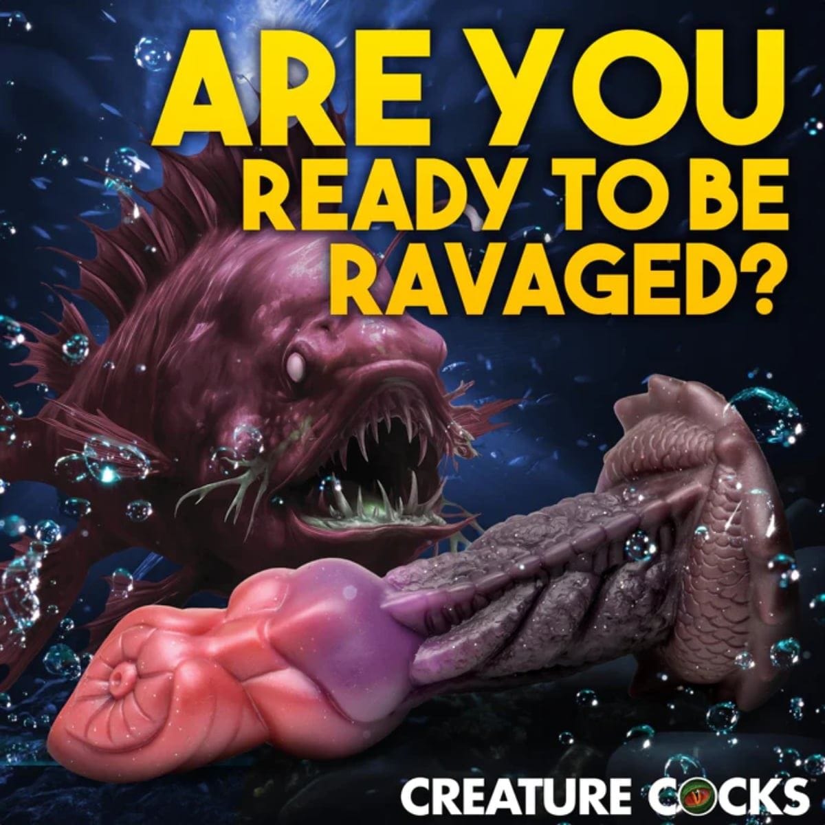 Creature Cocks Fantasy Dildos Creature Cocks Deep Diver Silicone Dildo - Fantasy Dildo, Silicone