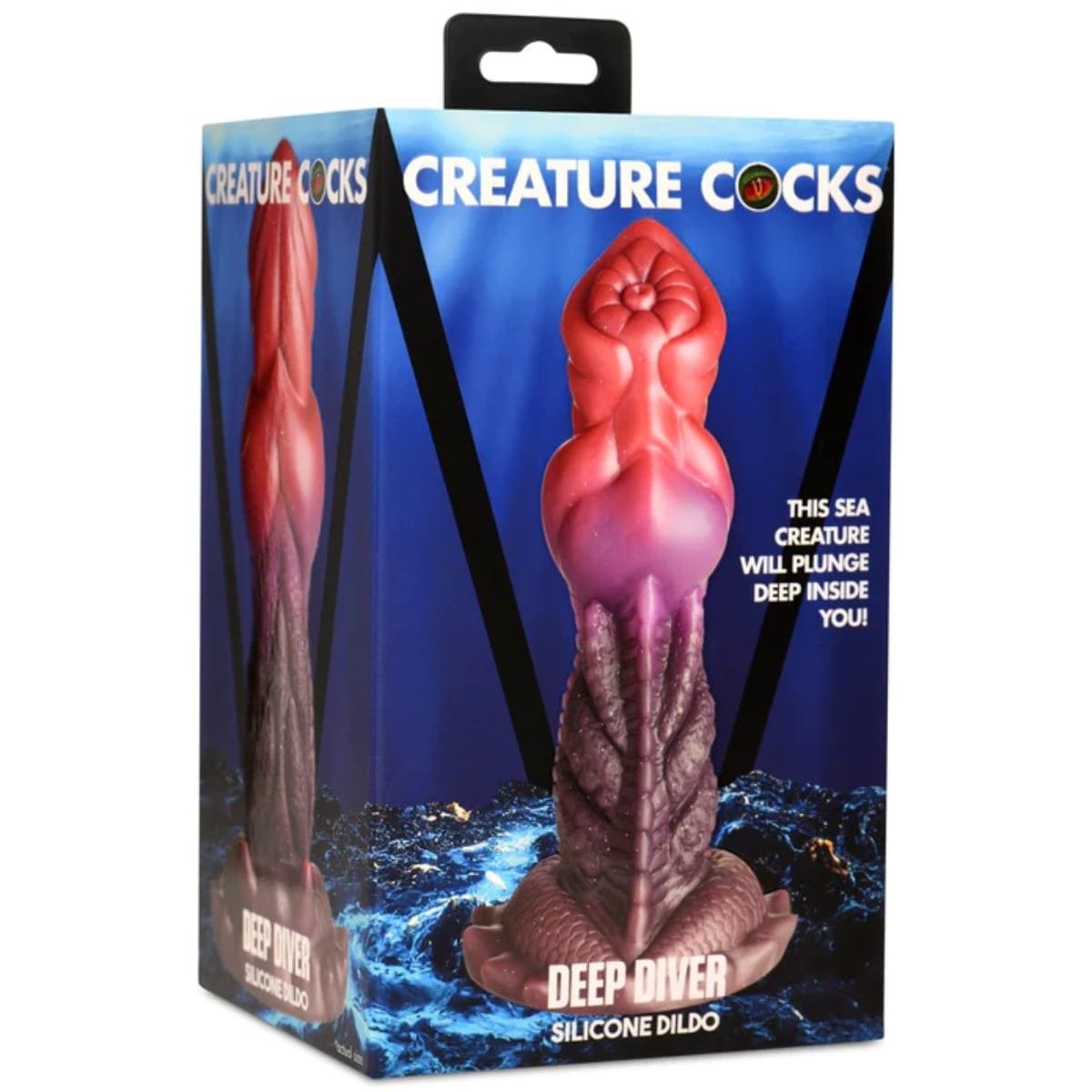 Creature Cocks Fantasy Dildos Creature Cocks Deep Diver Silicone Dildo - Fantasy Dildo, Silicone