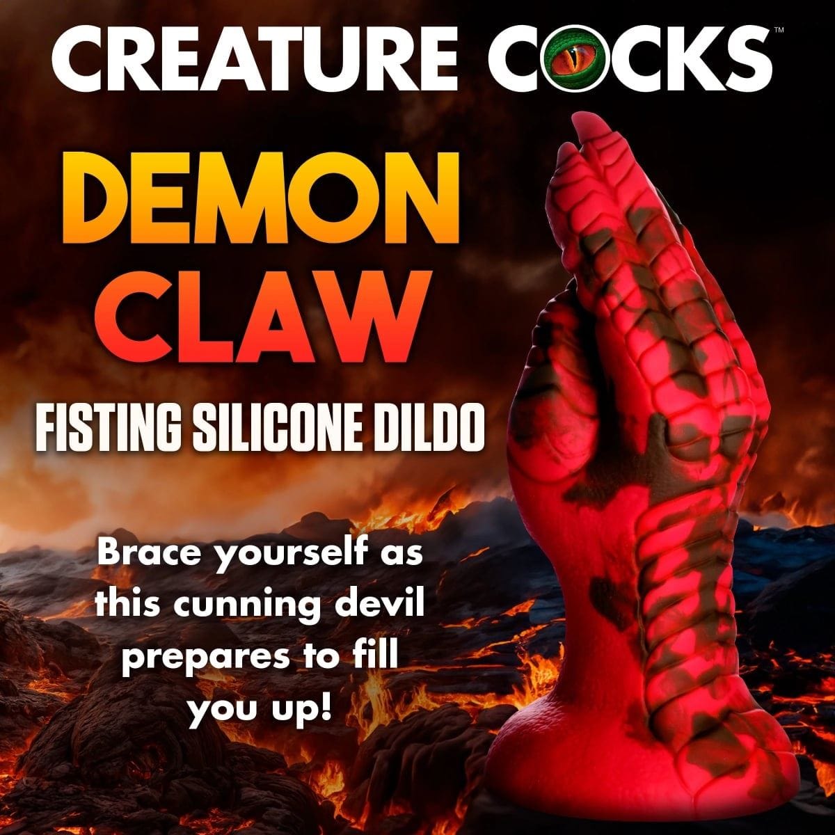 Creature Cocks Fantasy Dildos Creature Cocks Demon Claw Fisting Silicone Dildo - Fantasy Dildo, Fantasy