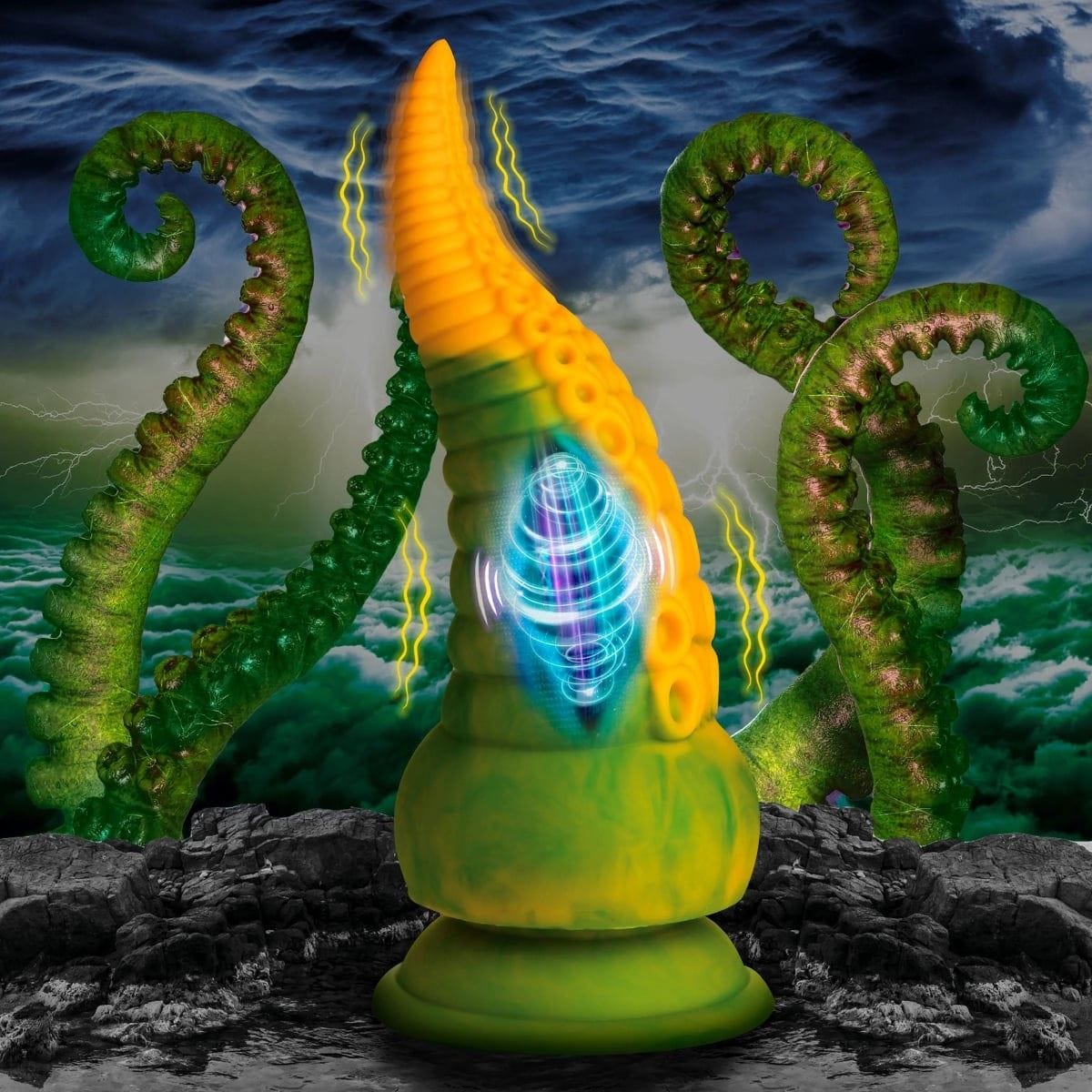 Creature Cocks Fantasy Dildos Creature Cocks Monstropus 2.0 Vibrating Tentacle Silicone Dildo - Fantasy Dildo