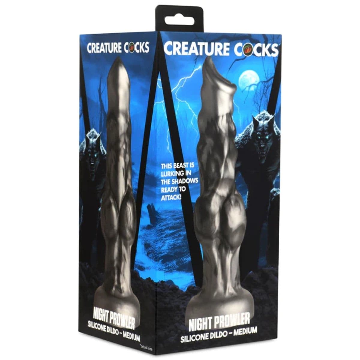 Creature Cocks Fantasy Dildos Creature Cocks Night Prowler Silicone Dildo Medium - Fantasy Dildo, Silicone