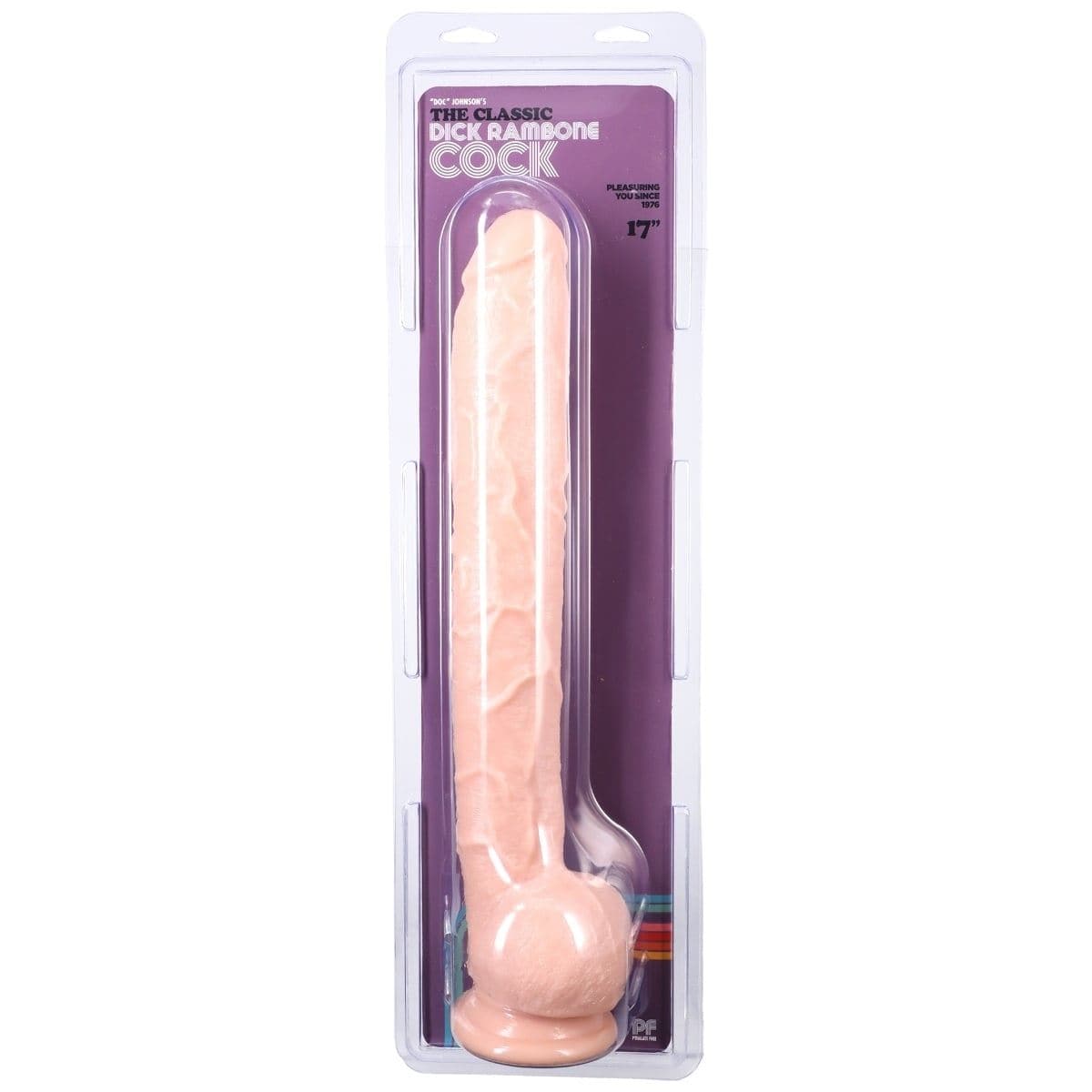 Doc Johnson Realistic Dildos Doc Johnson Classic Dick Rambone Cock Flesh 17in - realistic Dildo