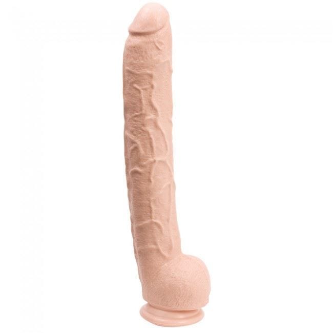 Doc Johnson Realistic Dildos Doc Johnson Classic Dick Rambone Cock Flesh 17in - realistic Dildo