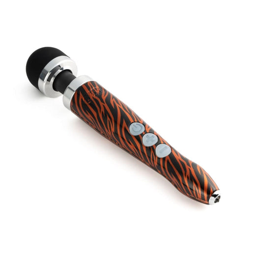 DOXY Wand Vibrators Doxy Die Cast 3 Rechargeable - Tiger Hydrographic | Premium Die Cast 3 Rechargeable Wand Vibrator