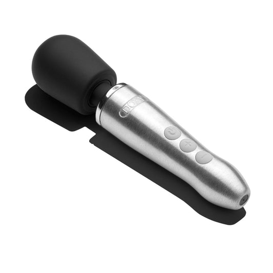 DOXY Wand Vibrators Doxy Go - Brushed Metal | Premium Go Wand Vibrator Silicone Vibrating Discreet