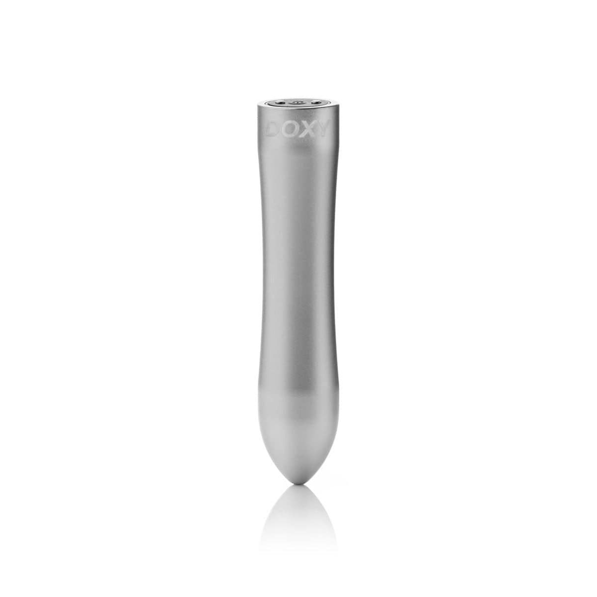 DOXY Wand Vibrators Doxy - Silver Bullet | Rechargeable Mini Vibrator Silicone USB Rechargeable