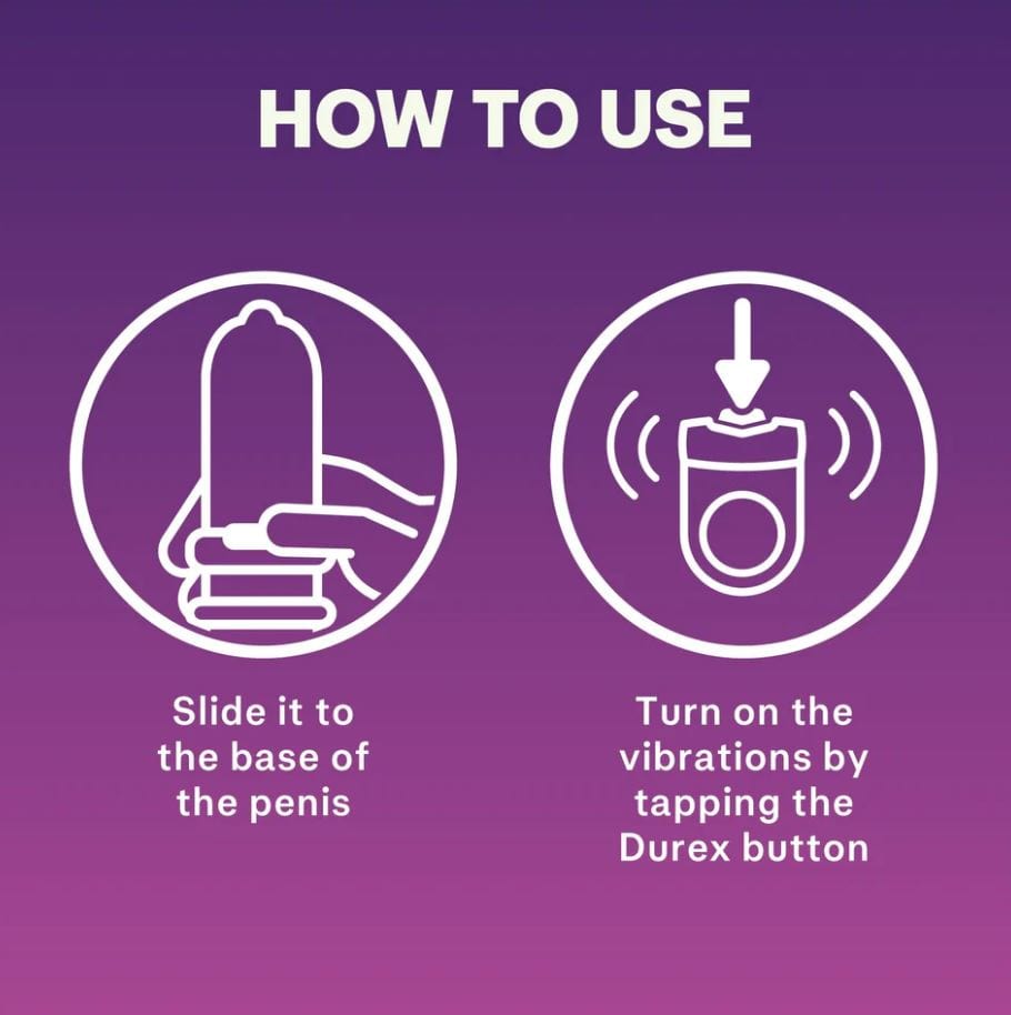 DUREX Cock Rings Durex Intense Vibrating Ring | DUREX Sexual Wellness Vibrating