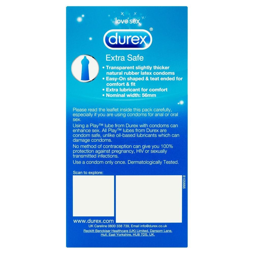 Durex Condoms Durex Extra Safe 6's | DUREX Sexual Wellness