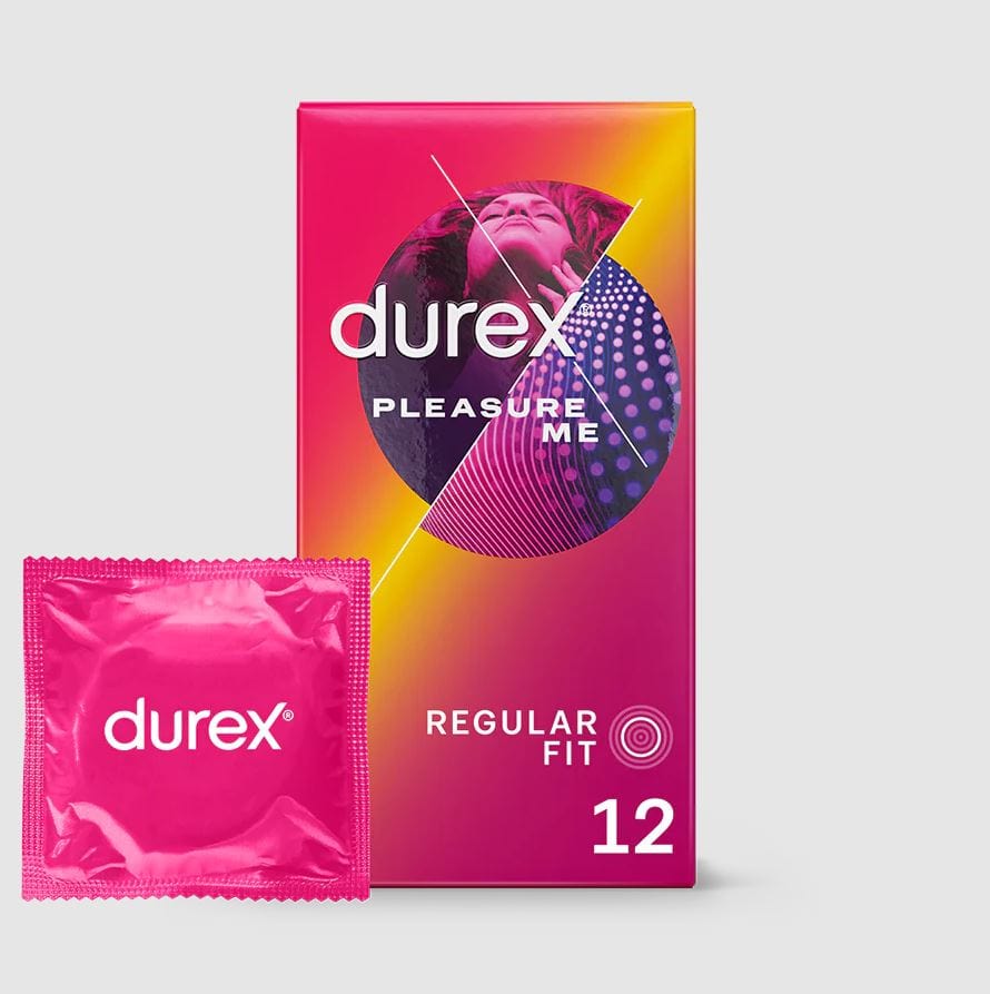 Durex Condoms Durex Pleasure Me 12's | Ribbed & Dotted Condoms for Extra Stimulation Couples