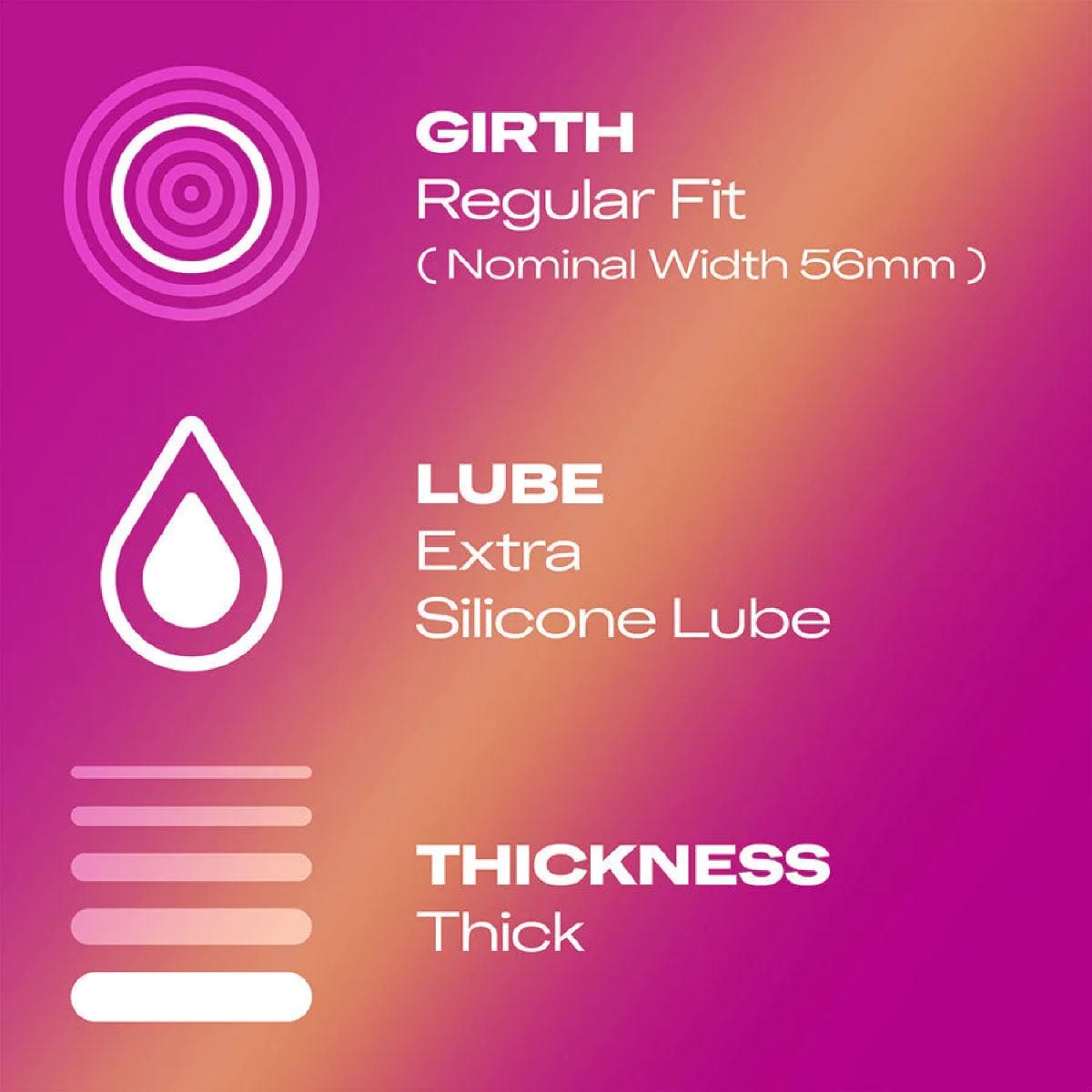 Durex Condoms Durex Pleasure Me 6's | Ribbed & Dotted Condoms for Extra Stimulation Couples