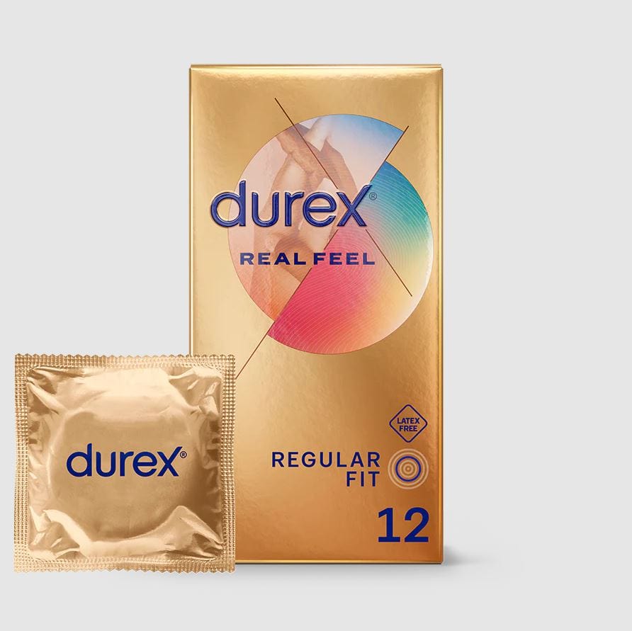 Durex Condoms Durex Real Feel 12's | Latex?Free Condoms for Natural Sensation