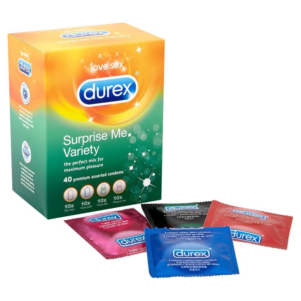 Durex Condoms Durex Surprise Me Variety 40's | DUREX Sexual Wellness