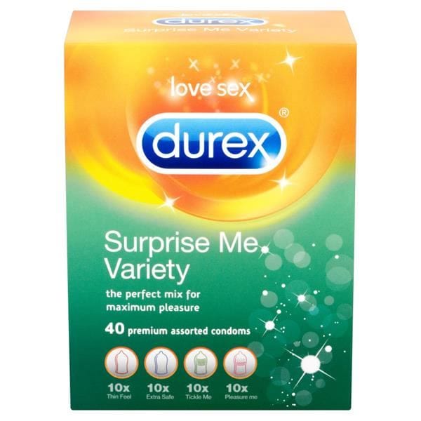 Durex Condoms Durex Surprise Me Variety 40's | DUREX Sexual Wellness