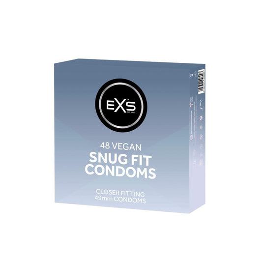 EXS Condoms 48 EXS Snug Fit Condoms - Lubricated, Latex, Protection Adult