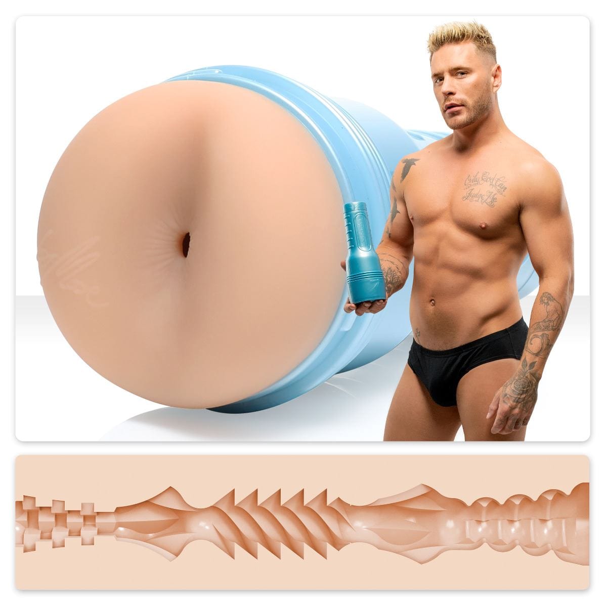 Fleshlight Male Masturbators Fleshjack Boys Josh Moore Cheeky Masturbator Sleeve Discreet