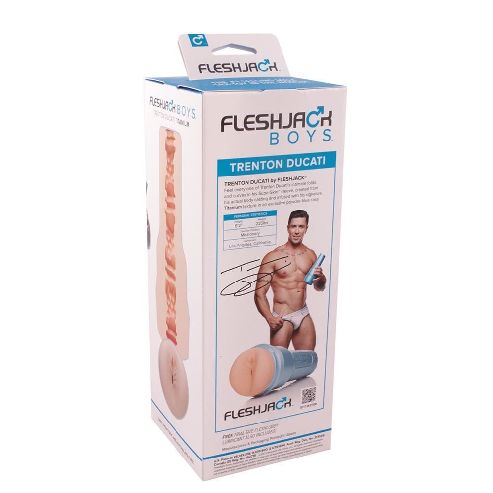 Fleshlight Male Masturbators Fleshjack Boys Trenton Ducati Titanium Masturbator Sleeve Discreet Adjustable