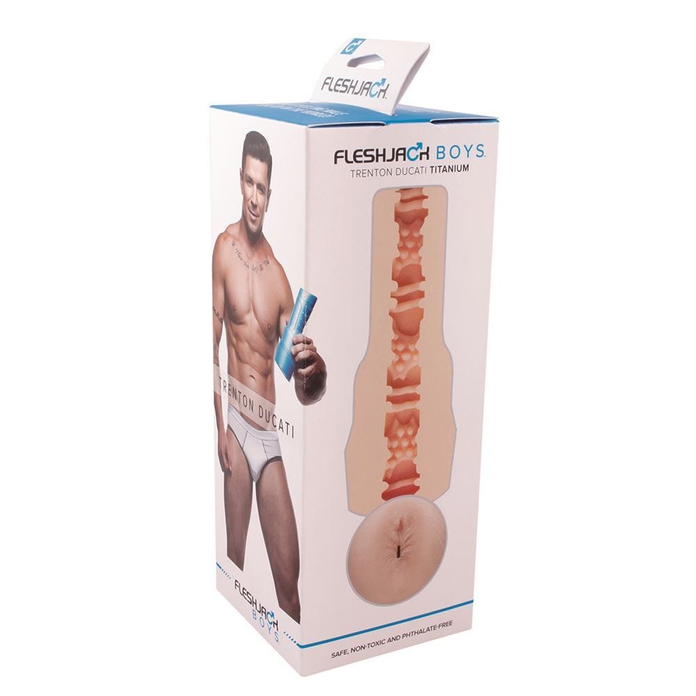 Fleshlight Male Masturbators Fleshjack Boys Trenton Ducati Titanium Masturbator Sleeve Discreet Adjustable