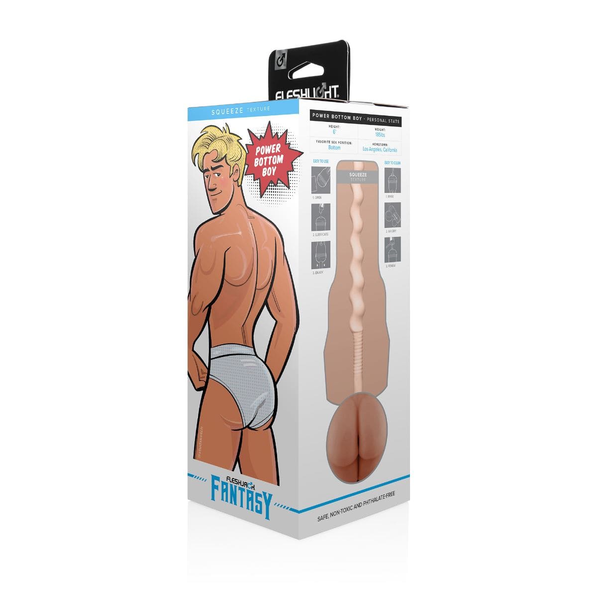 Fleshlight Male Masturbators Fleshjack Fantasy Boys Power Bottom Masturbator Anal