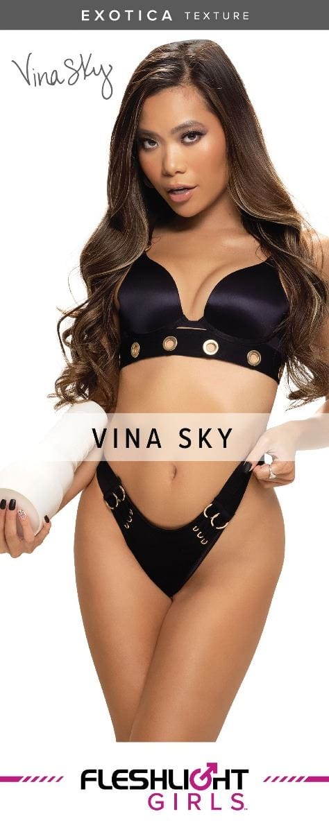 Fleshlight Male Masturbators Fleshlight Girls Vina Sky Exotica  Realistic Masturbator Discreet Adjustable