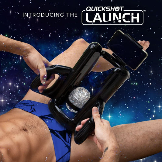 Fleshlight Male Masturbators Fleshlight Quickshot Launch - Hands-Free Stroker Base for Ultimate Pleasure
