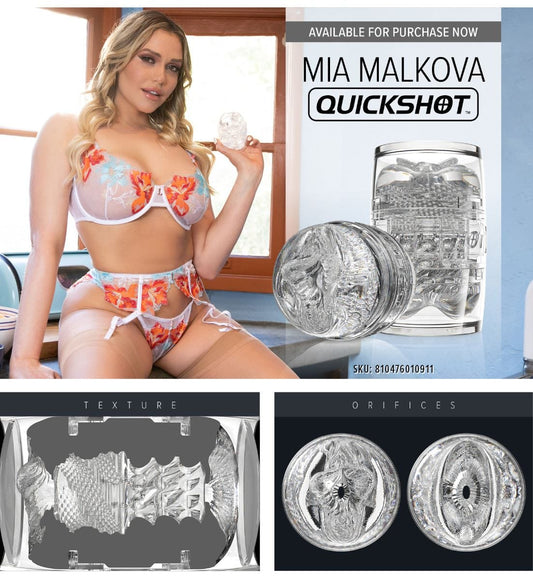 Fleshlight Male Masturbators Fleshlight Quickshot Mia Malkova Compact Masturbator