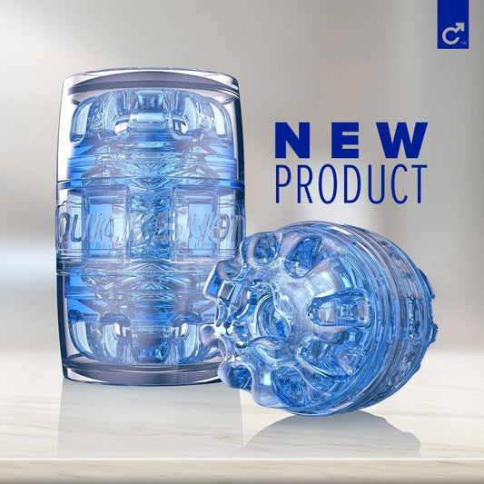Fleshlight Male Masturbators Fleshlight Quickshot Turbo Blue Ice Compact Masturbator