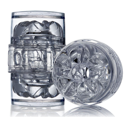 Fleshlight Male Masturbators Fleshlight Quickshot Vantage Transparent Compact Stroker for Couples