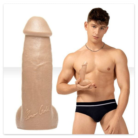 Fleshlight Realistic Dildos Fleshjack Boys Reno Gold Realistic 7.5 Inch Dildo