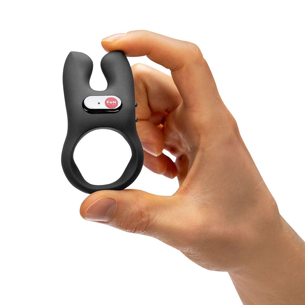 Fun Factory Cock Rings Fun Factory NOS Vibrating Cock Ring - Black Vibrating Couples Adjustable