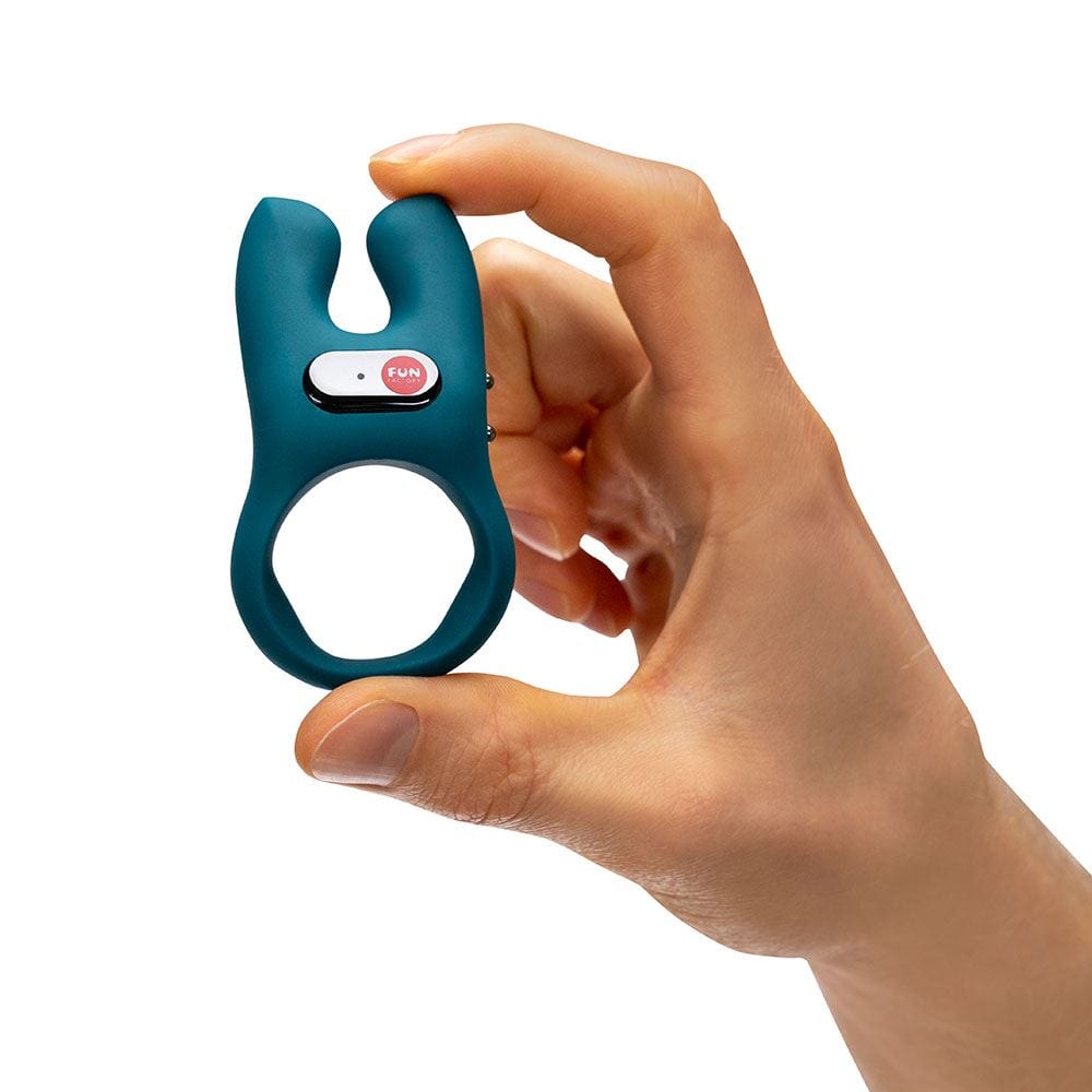 Fun Factory Cock Rings Fun Factory NOS Vibrating Cock Ring - Deep Sea Blue Vibrating Couples Adjustable