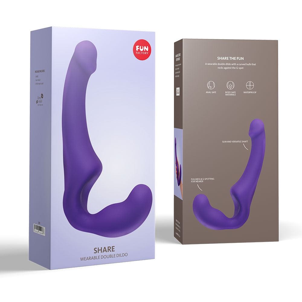 Fun Factory Fun Factory Share Strapless Strap-On - Violet Silicone Couples