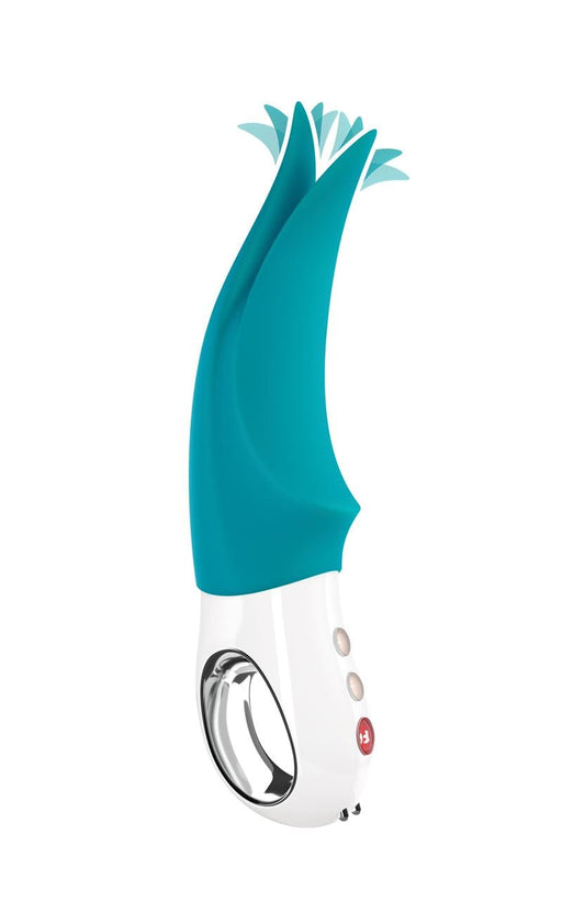 Fun Factory Realistic Vibrators Fun Factory Volta External Vibrator: Waterproof Vibrating Pleasure Device with Fluttering Split Tips