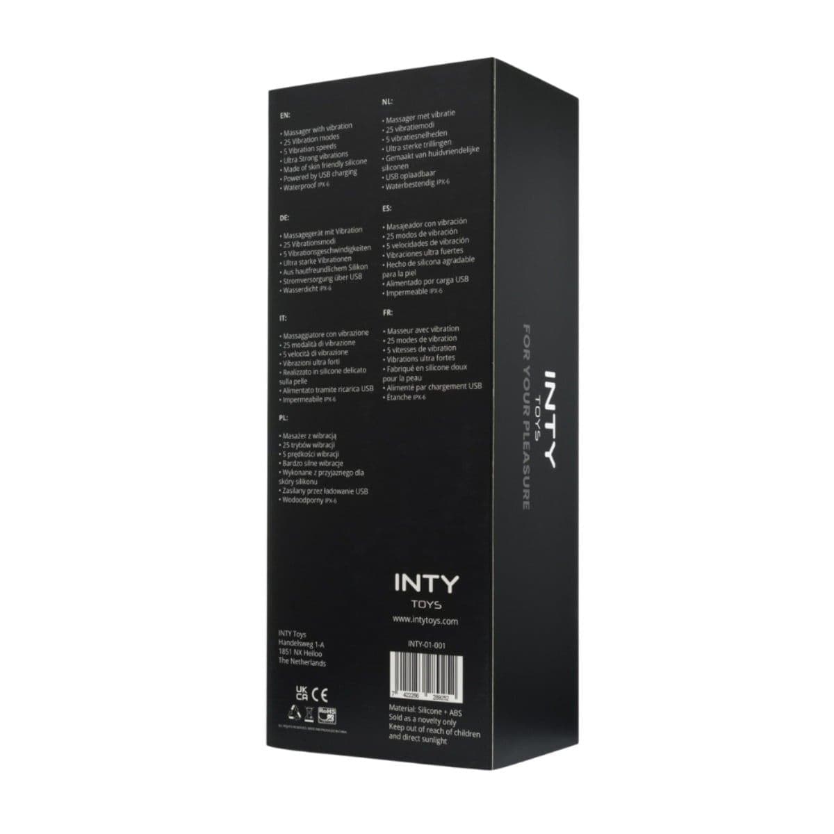 INTY Wand Vibrators INTY Toys Torch Wand Vibrator - Multiple Vibration Modes, Body-Safe Silicone