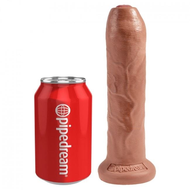King Cock Realistic Dildos King Cock 7" Uncut Realistic Dildo | Movable Foreskin Suction Cup Tan