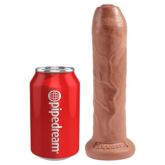 King Cock Realistic Dildos King Cock 7" Uncut Realistic Dildo | Movable Foreskin Suction Cup Tan