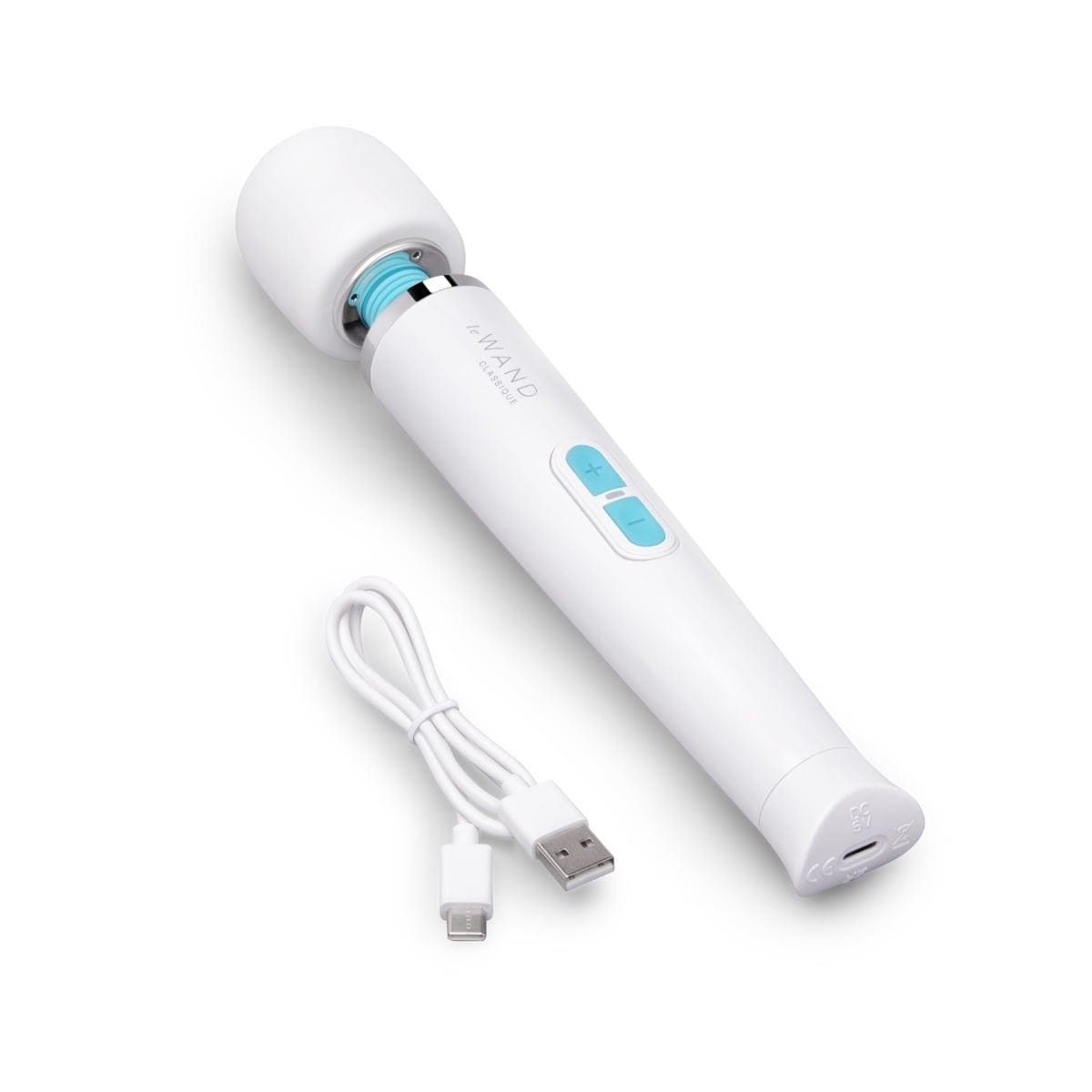 Le Wand Wand Vibrators Le Wand Classique Petite Vibrating Wand Massager White - Multiple Vibration