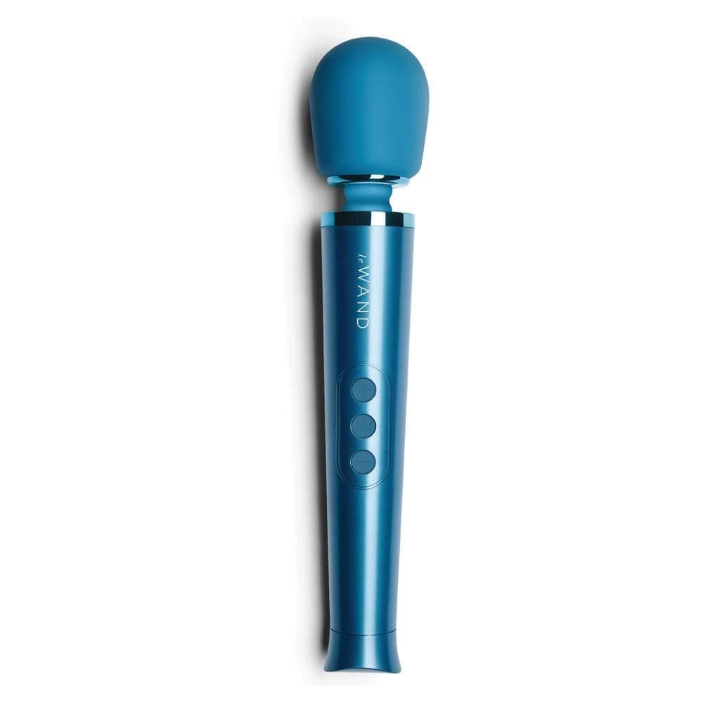 Le Wand Wand Vibrators Le Wand Le Wand Petite Rechargeable Massager Blue - Multiple Vibration Modes