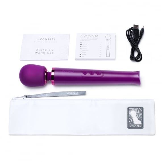 Le Wand Wand Vibrators Le Wand Petite Cherry - Multiple Vibration Modes, Body-Safe Silicone