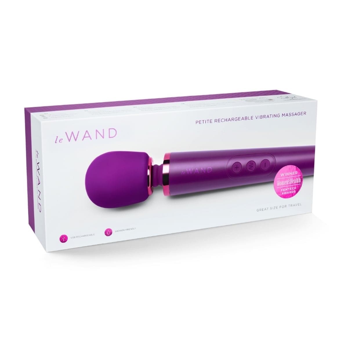 Le Wand Wand Vibrators Le Wand Petite Cherry - Multiple Vibration Modes, Body-Safe Silicone