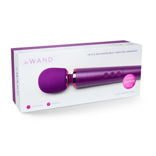 Le Wand Wand Vibrators Le Wand Petite Cherry - Multiple Vibration Modes, Body-Safe Silicone