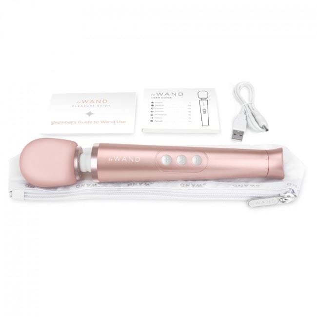 Le Wand Wand Vibrators Le Wand Petite Gold - Multiple Vibration Modes, Body-Safe Silicone